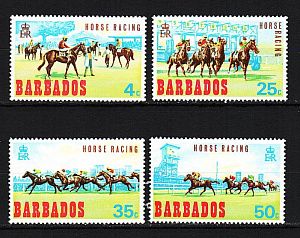 Барбадос, 1969, Конный спорт, 4 марки